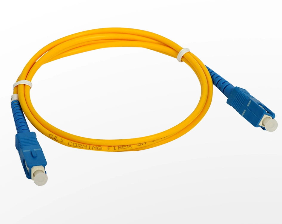 FC/APC- FC/APC Single Mode Simplex 3.0mm 5m Yellow Fiber Patch Cord