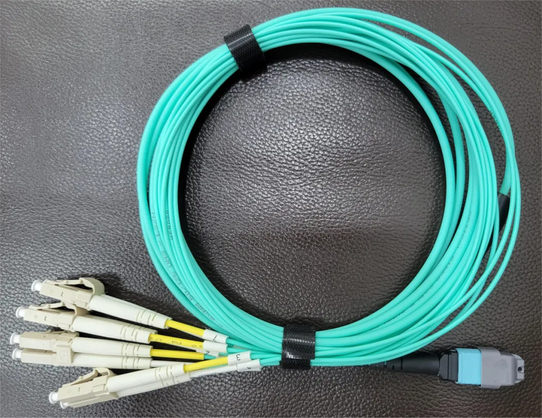 MTP/MPO LC FC Fiber Breakout Cable Multi-Fiber Fanout Patch Cord