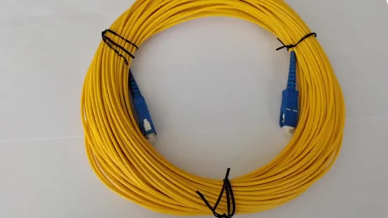 Quality Assurance Normal Singlemode Simplex OS2 LC Sc FC St Fiber Optic Patch Cord